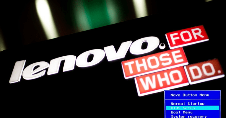 Как зайти в БИОС на ноутбуке Lenovo