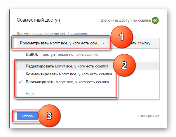 настройки приватности приглашенных пользователей